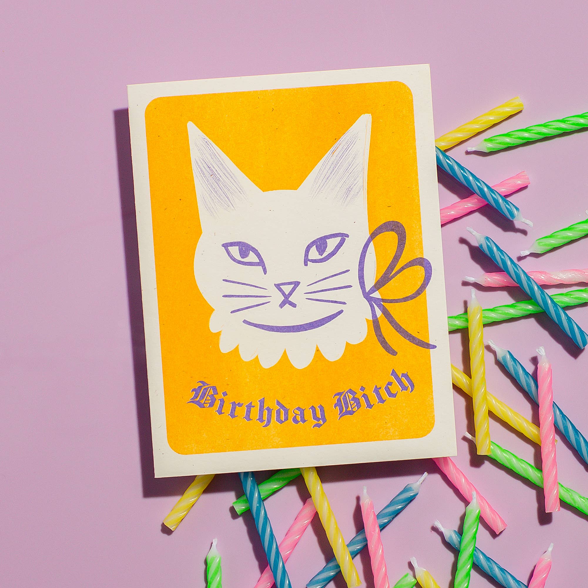 Birthday Bitch Cat Card