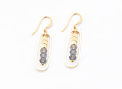 Labradorite Rockford Peapod Drop Earrings