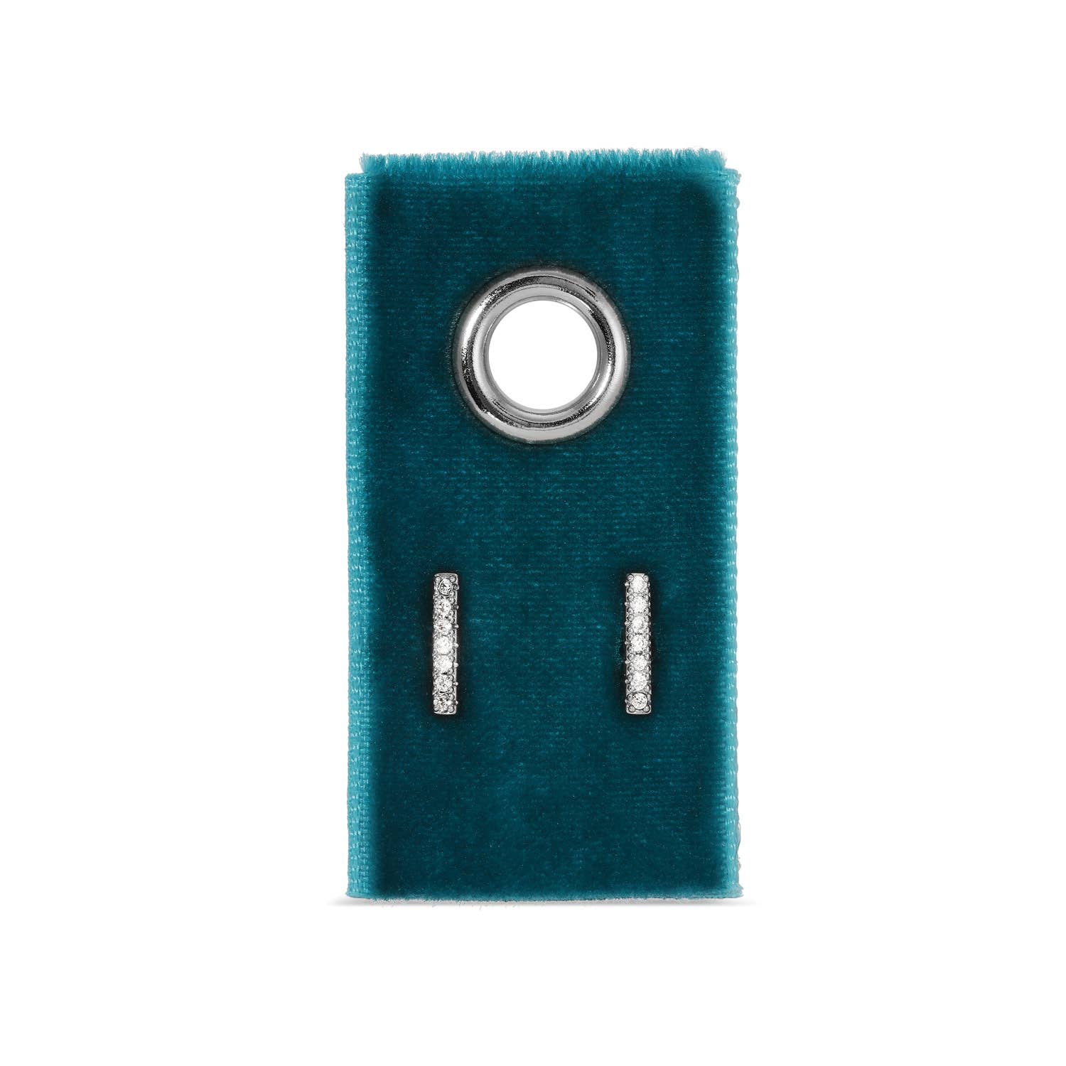 Pavé Bar Stud Earrings