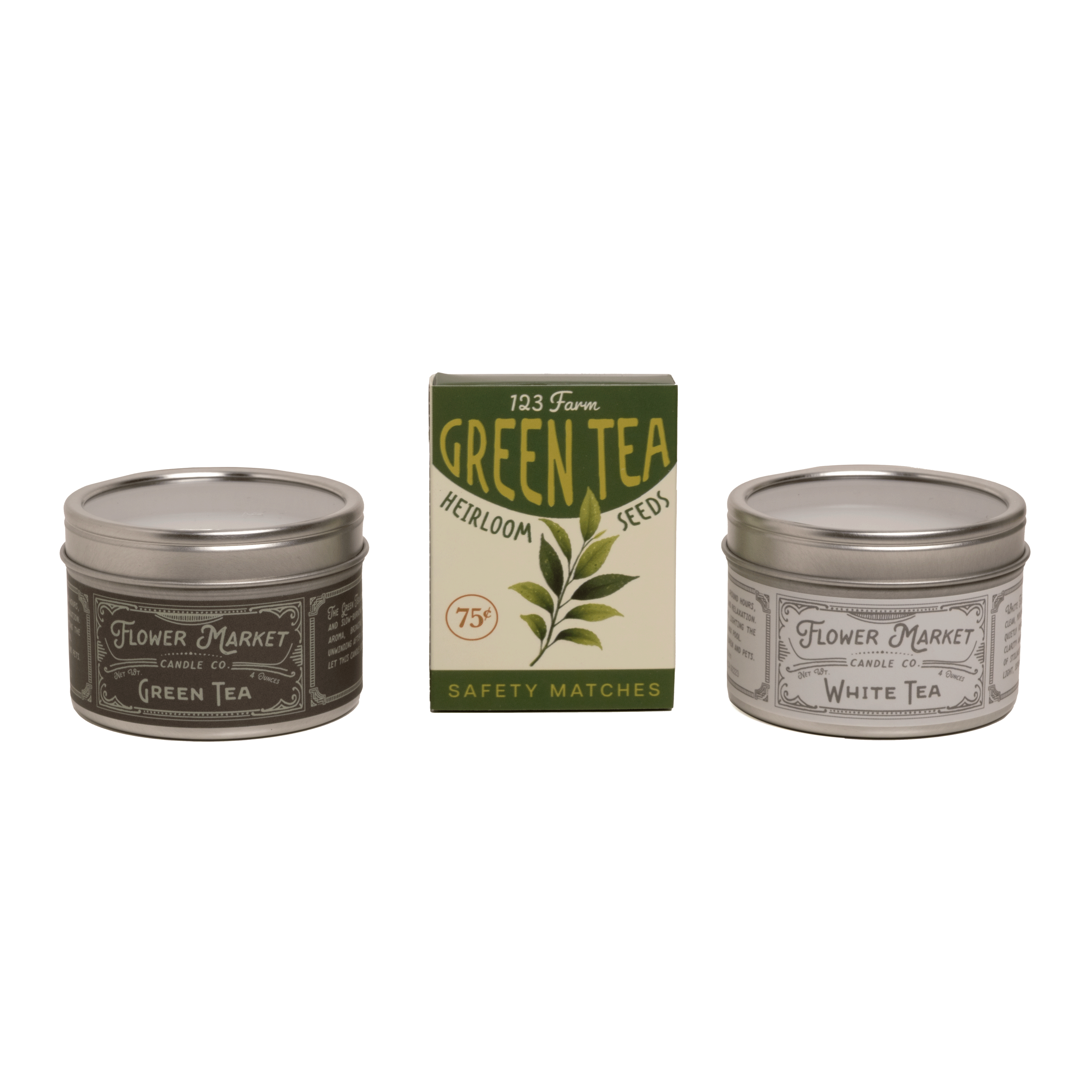 Tea Garden Candle Set