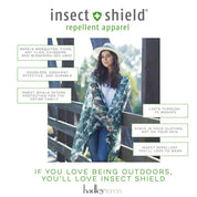 Tiny Stripe Insect Shield Scarf | Blue