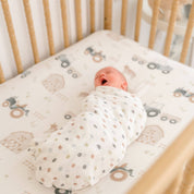 Farmhouse Tractor Muslin Swaddle Set