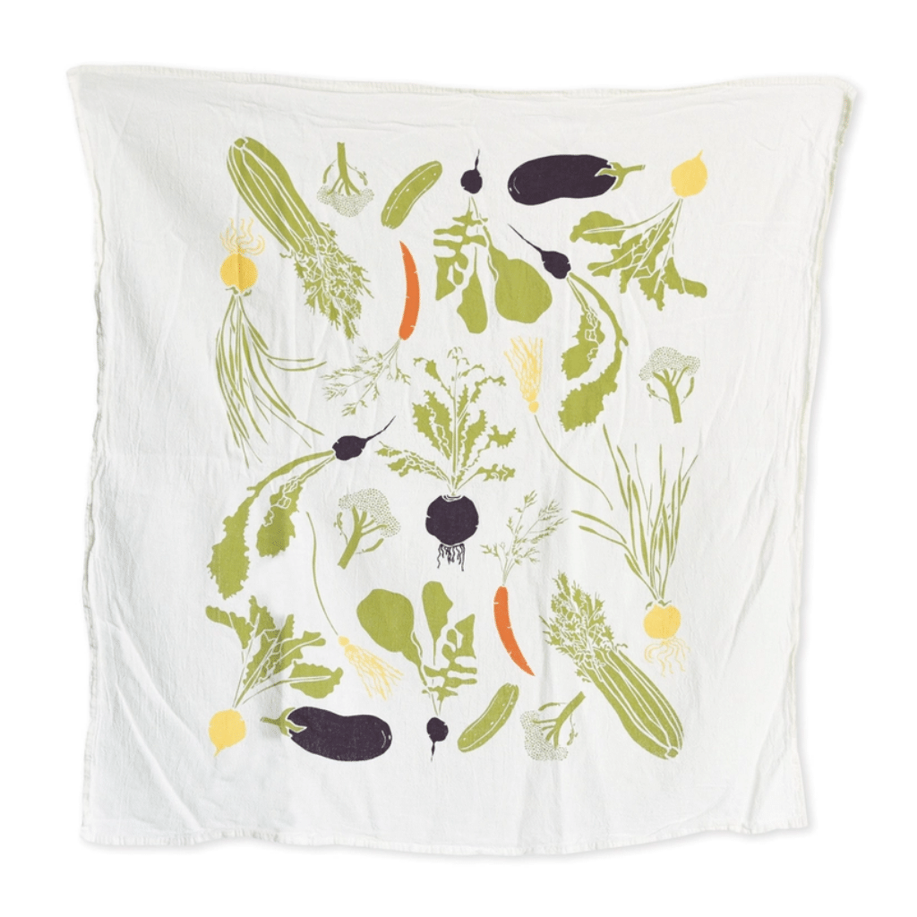 Veggie Garden Tea Towel