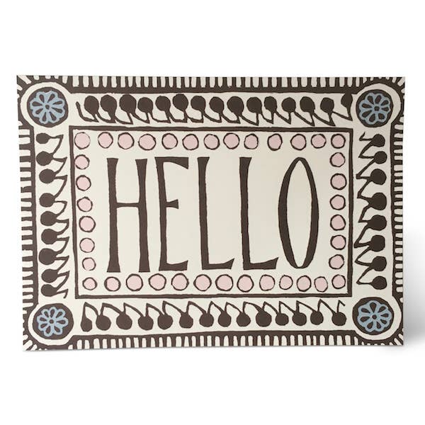 Hello Greeting Card