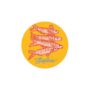 Pink Sardines Coaster
