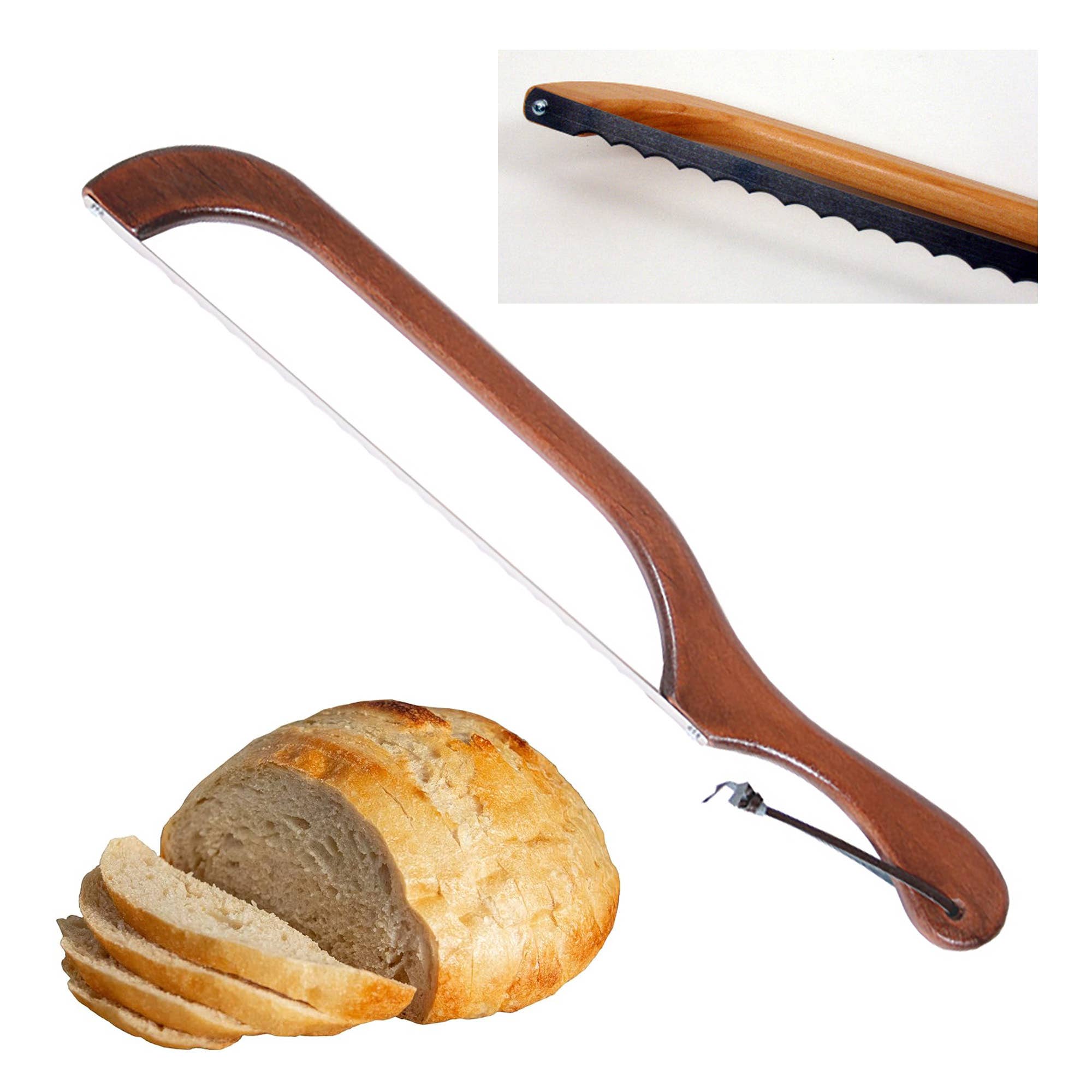 Bread & Bagel Slicer | Walnut Finish