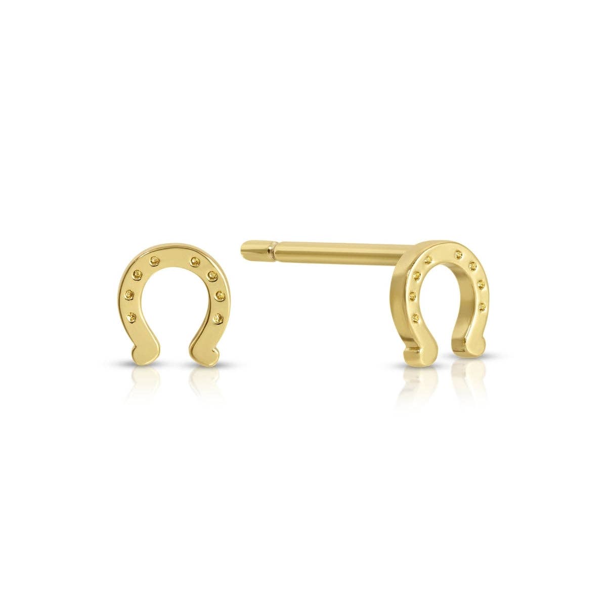 Minimalist Horseshoe Stud Earrings