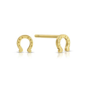 Minimalist Horseshoe Stud Earrings