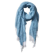 Tiny Stripe Insect Shield Scarf | Blue