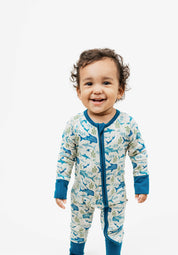 Shark Friends Bamboo Baby Pajamas