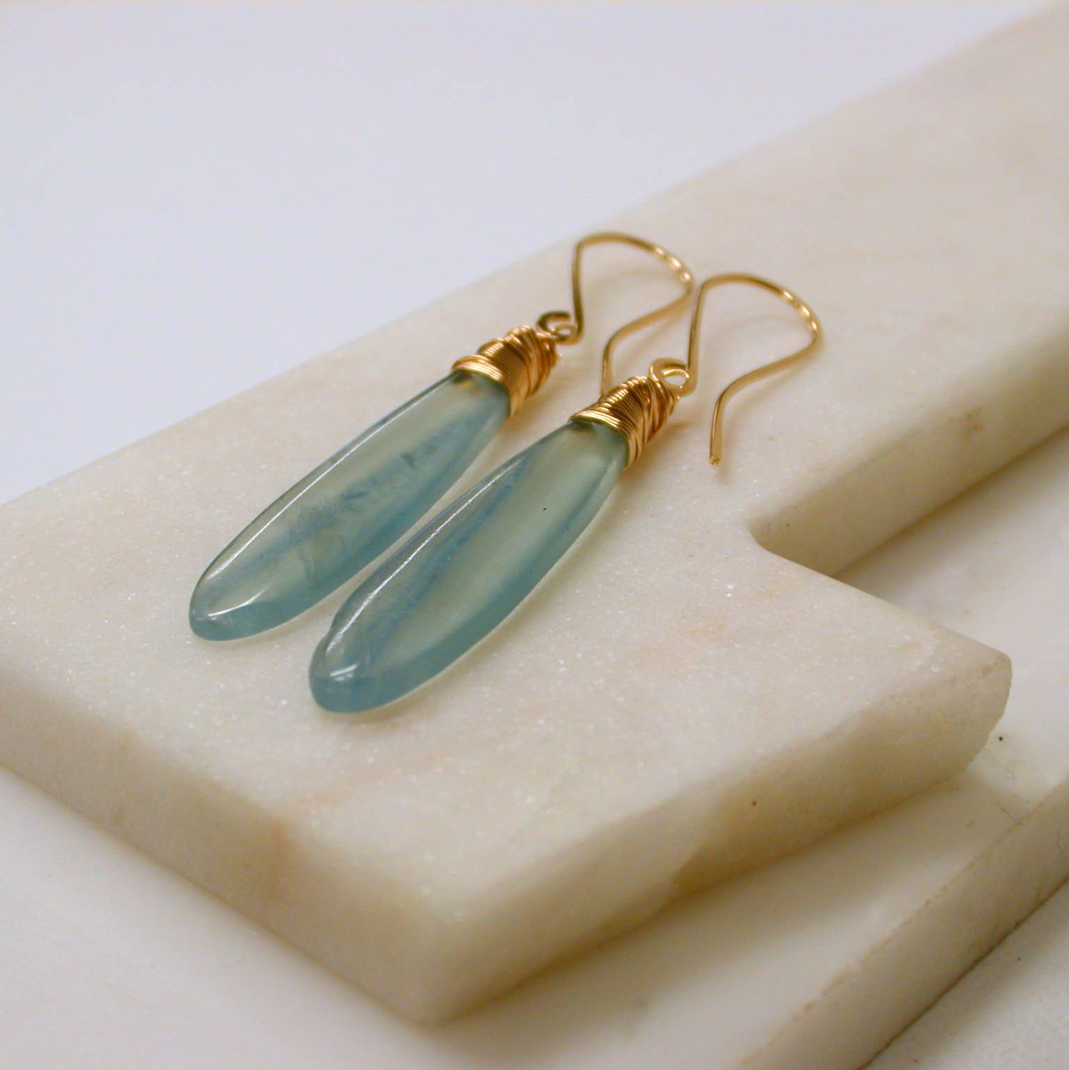 Argentina Blue Calcite Earrings