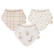 Farmhouse Goose Muslin Bib Set