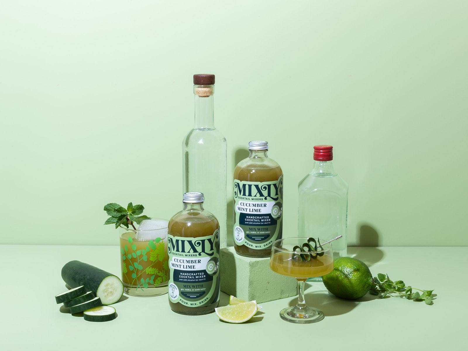 Cucumber Mint Lime Cocktail Mix