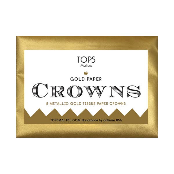 Metallic Paper Crowns