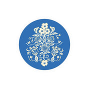 Blue Flower Bouquet Seedlings Coaster