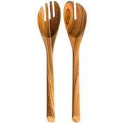 Olive Wood Salad Serving Set
