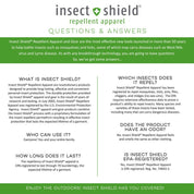 Tiny Stripe Insect Shield Scarf | Blue