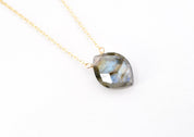 Labradorite Stone Pendant Necklace