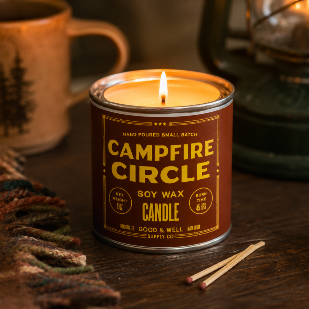 Campfire Circle Soy Candle