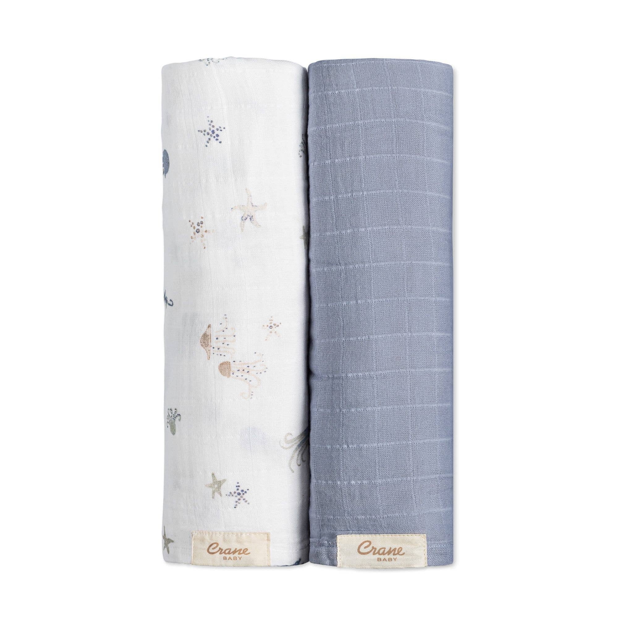 Sea Life Muslin Swaddle Set