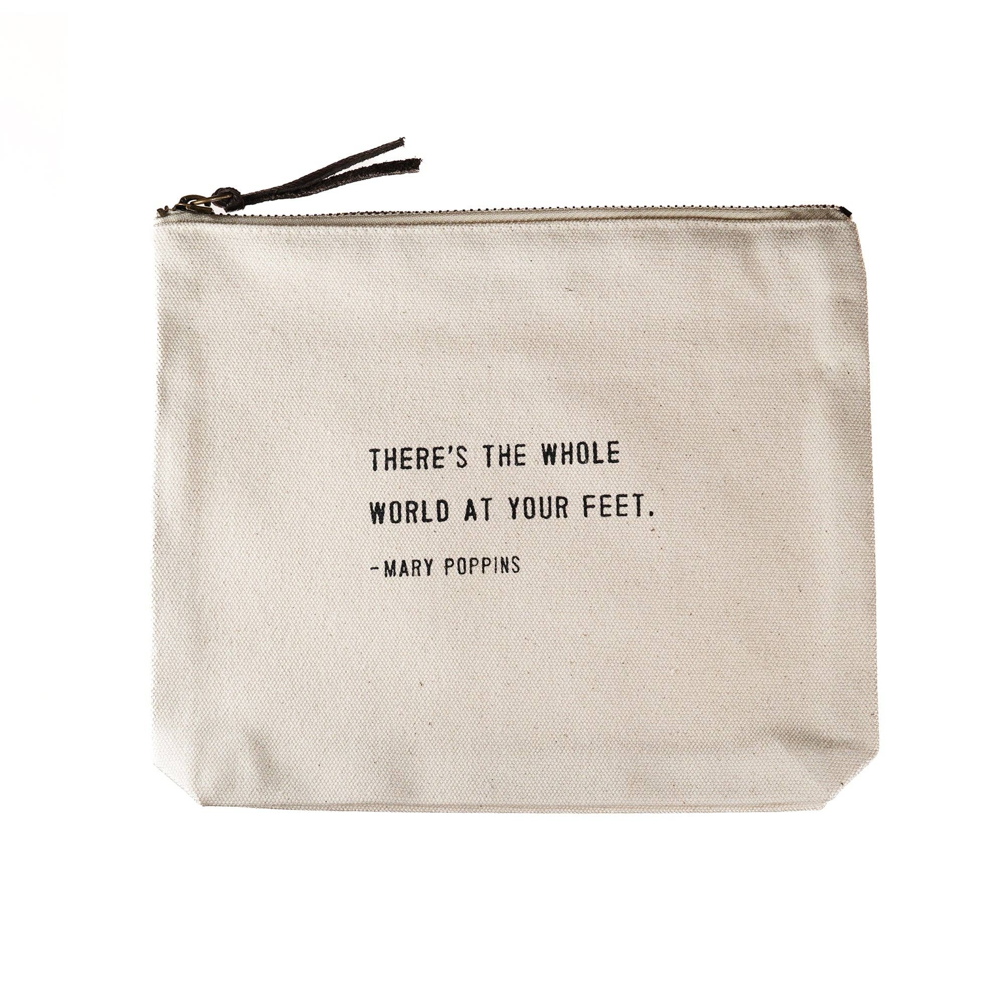 Mary Poppins Canvas Zip Bag