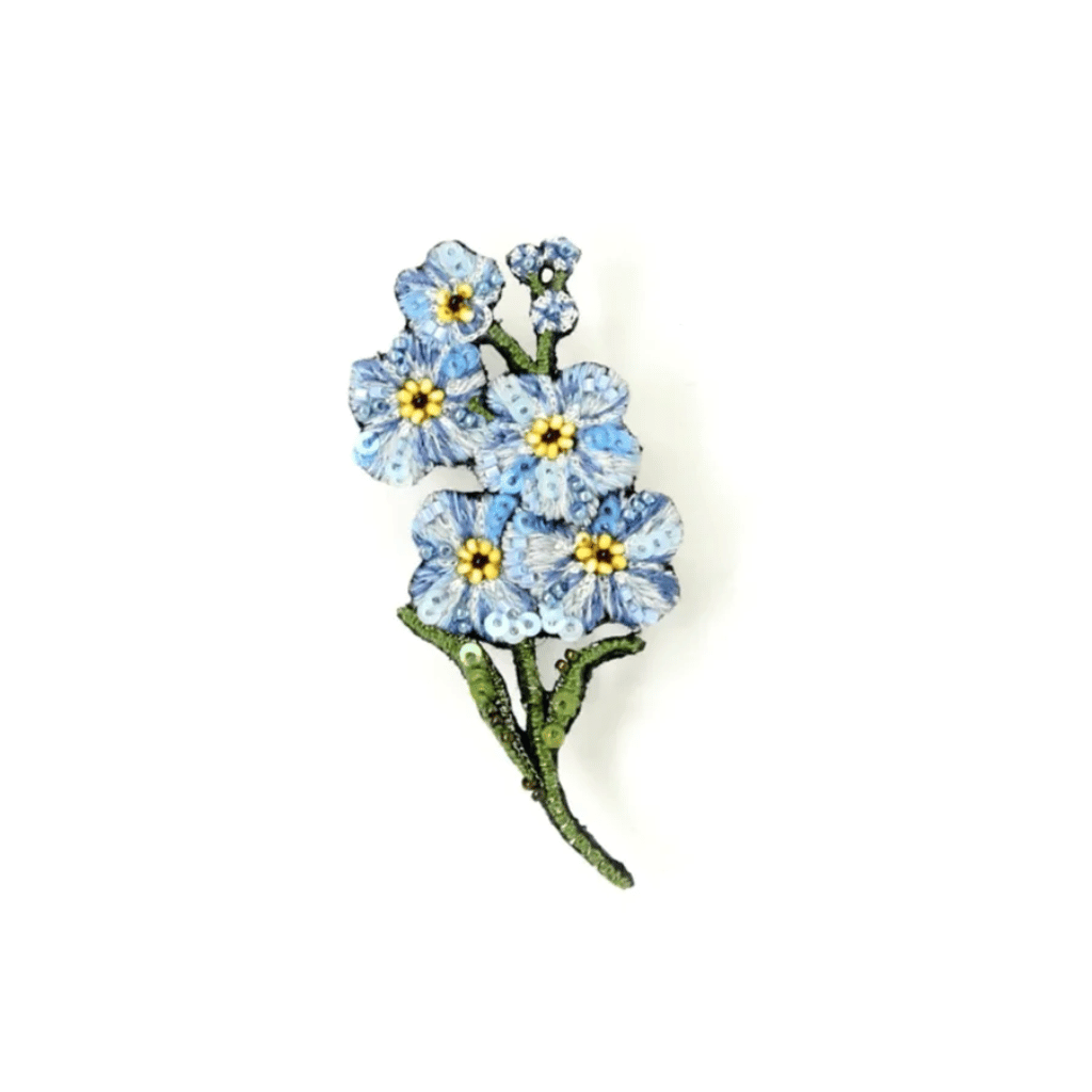 Forget me not Brooch Pin