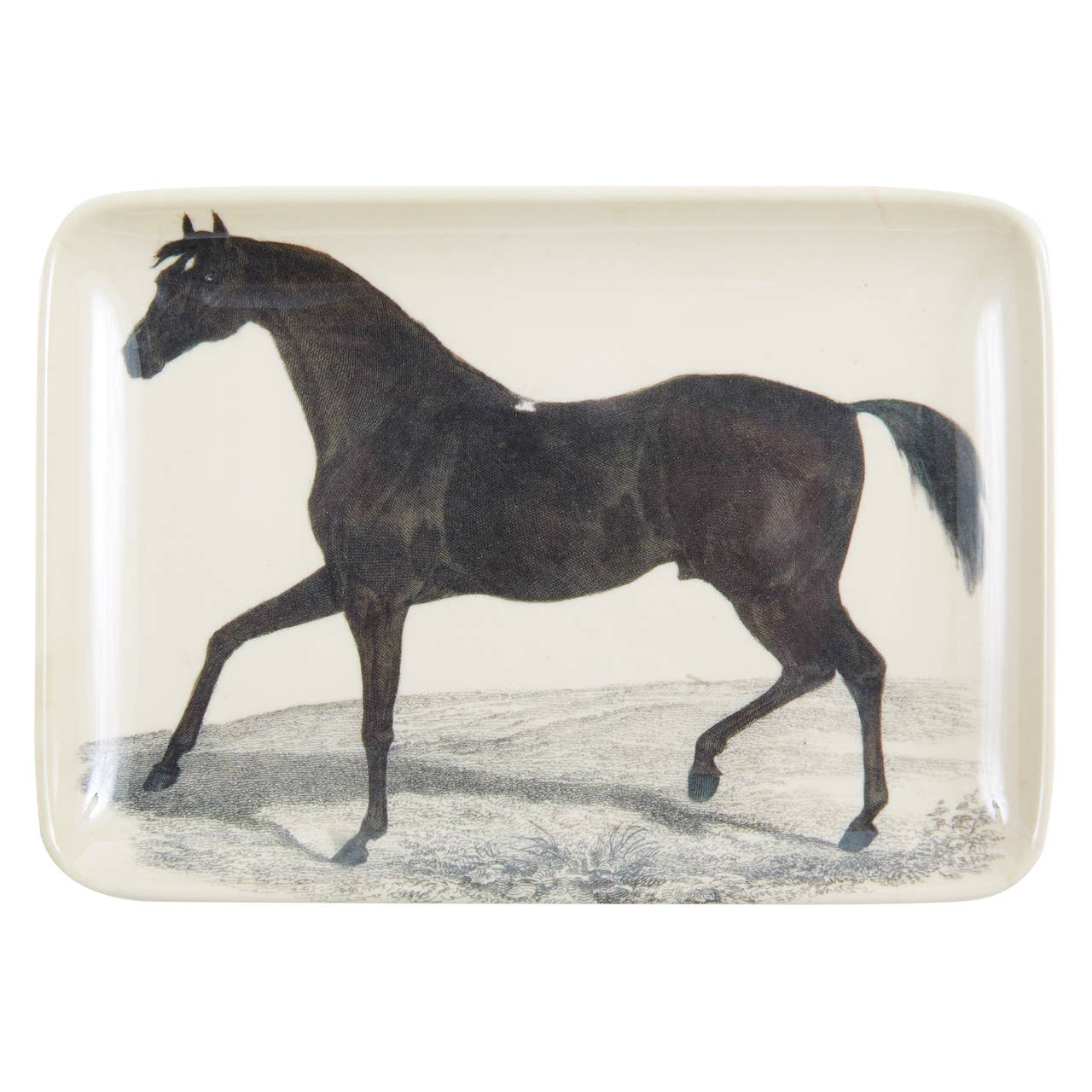 Horse Melamine Valet Tray