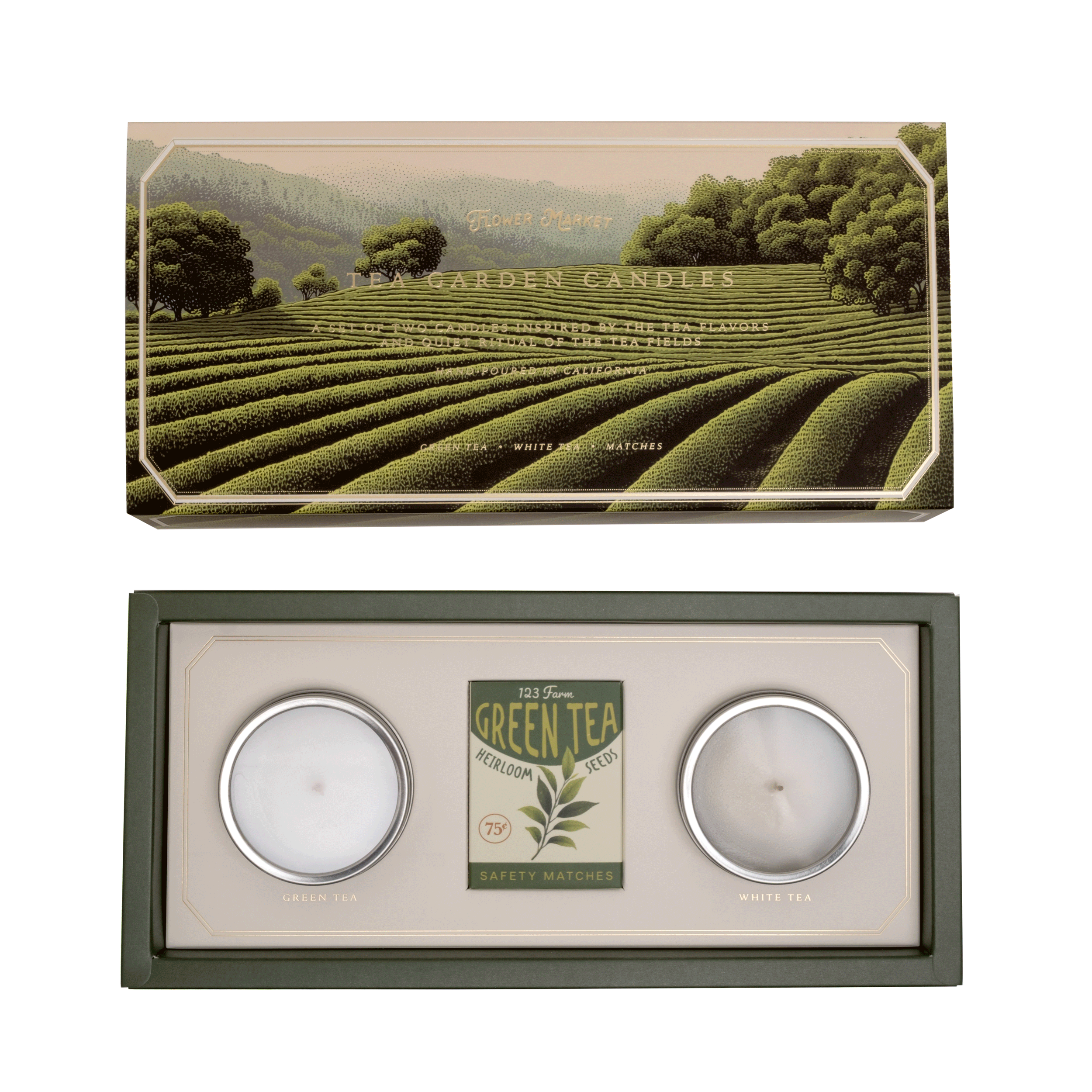Tea Garden Candle Set