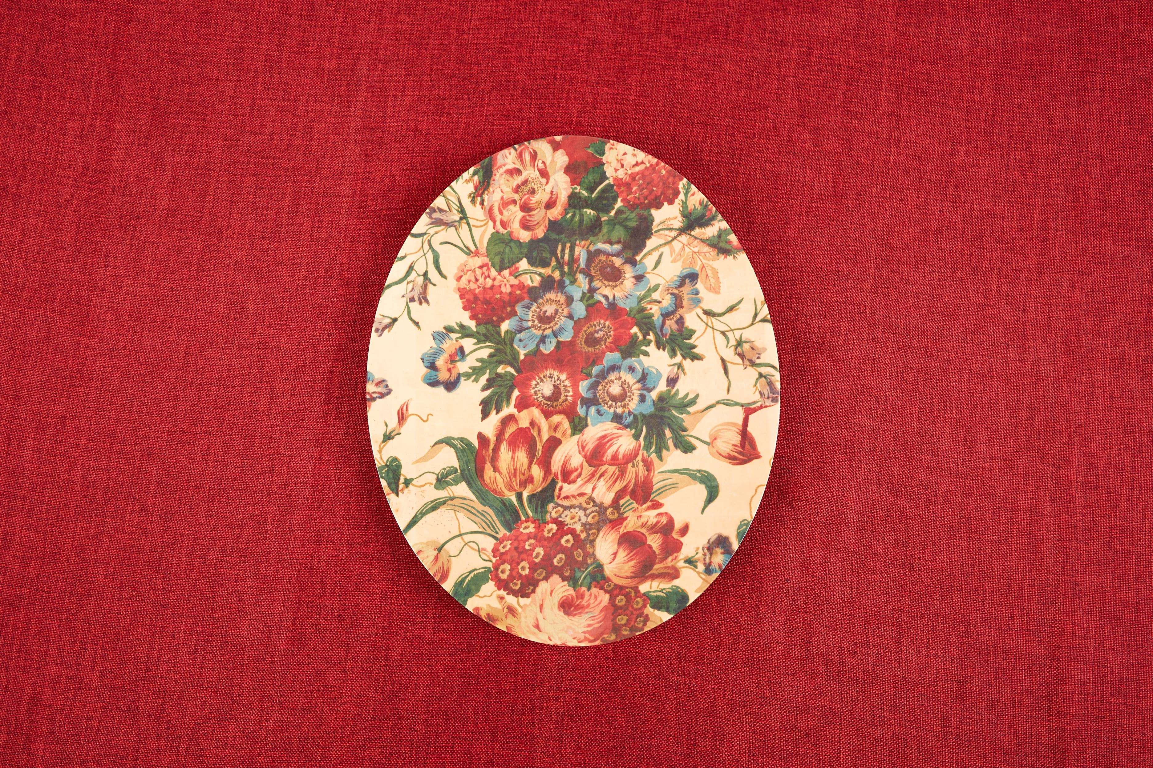 English Garden Oval Tray
