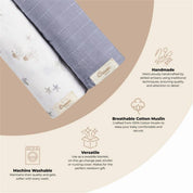 Sea Life Muslin Swaddle Set