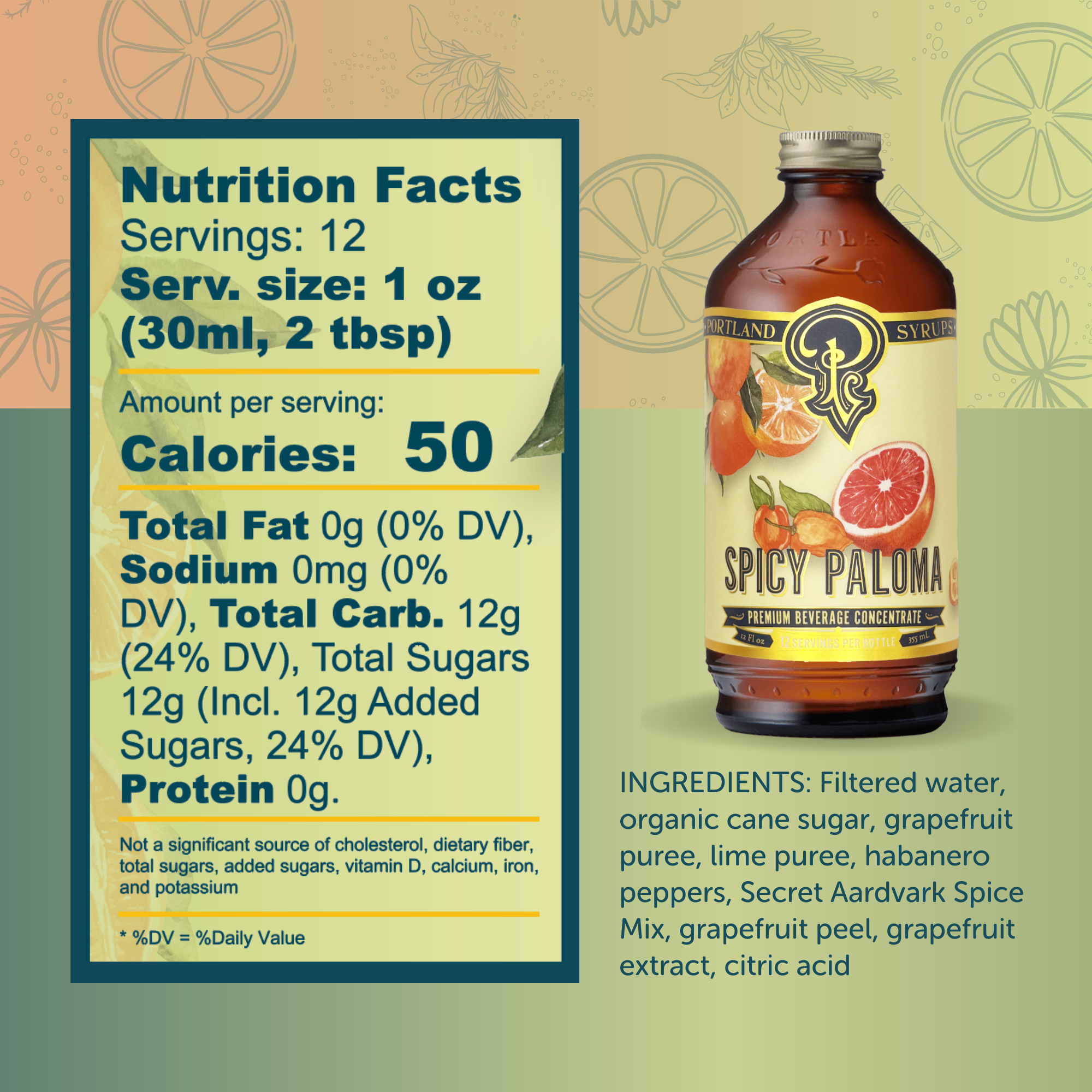 Spicy Paloma Syrup