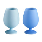 Sky + kingfisher | stemm | silicone unbreakable wine glasses